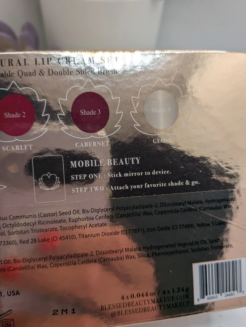 Blessed Beauty Goddess Reds Natural Lip Cream Set - Picture 4 of 7